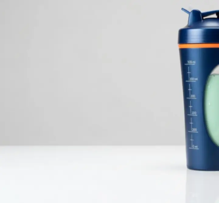 Premium shaker sportowy z zaawansowanym systemem mieszania i precyzyjną skalą