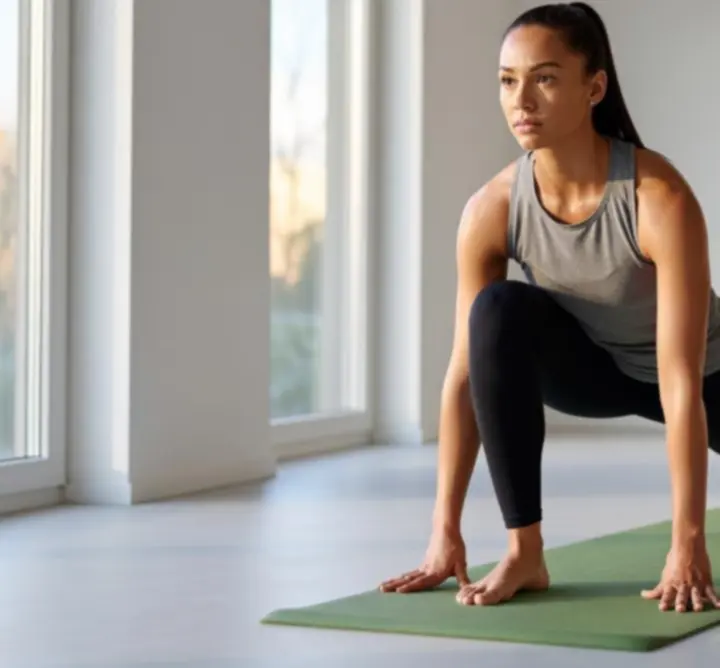 Aktywni ludzie prowadzący zdrowy tryb życia w nowoczesnym otoczeniu wellness