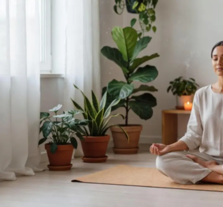 Akcesoria do jogi i medytacji w harmonijnym otoczeniu